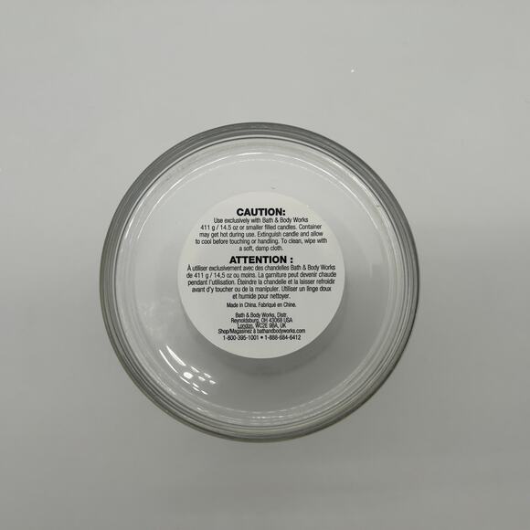 Bath & Body Works Snowy Tree Winter Snow Village 3 Wick Candle Holder Retired - Picture 2 of 4